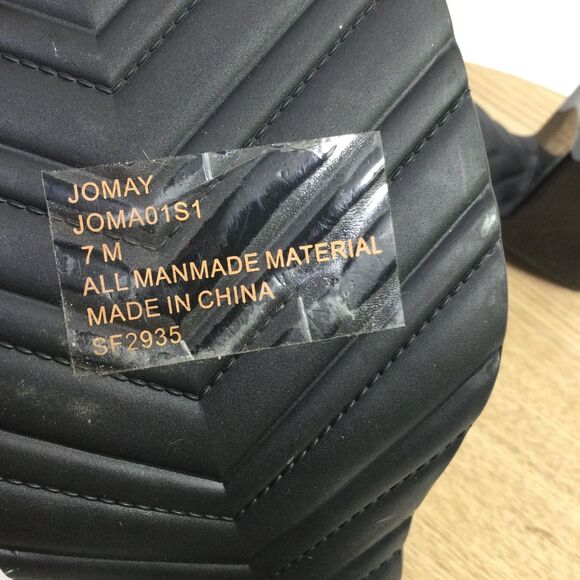 Steve Madden Womens Patent Platform Mule Sandals Block Heel Black US 7M - Picture 9 of 9